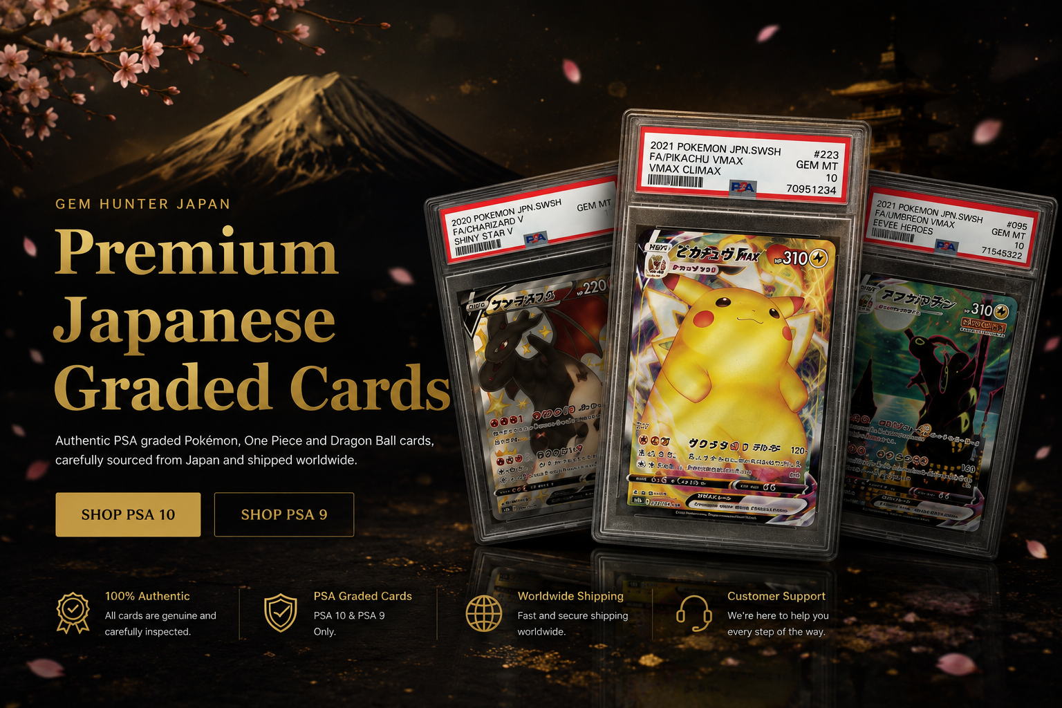 Gem Hunter Japan — Premium PSA Graded Cards
